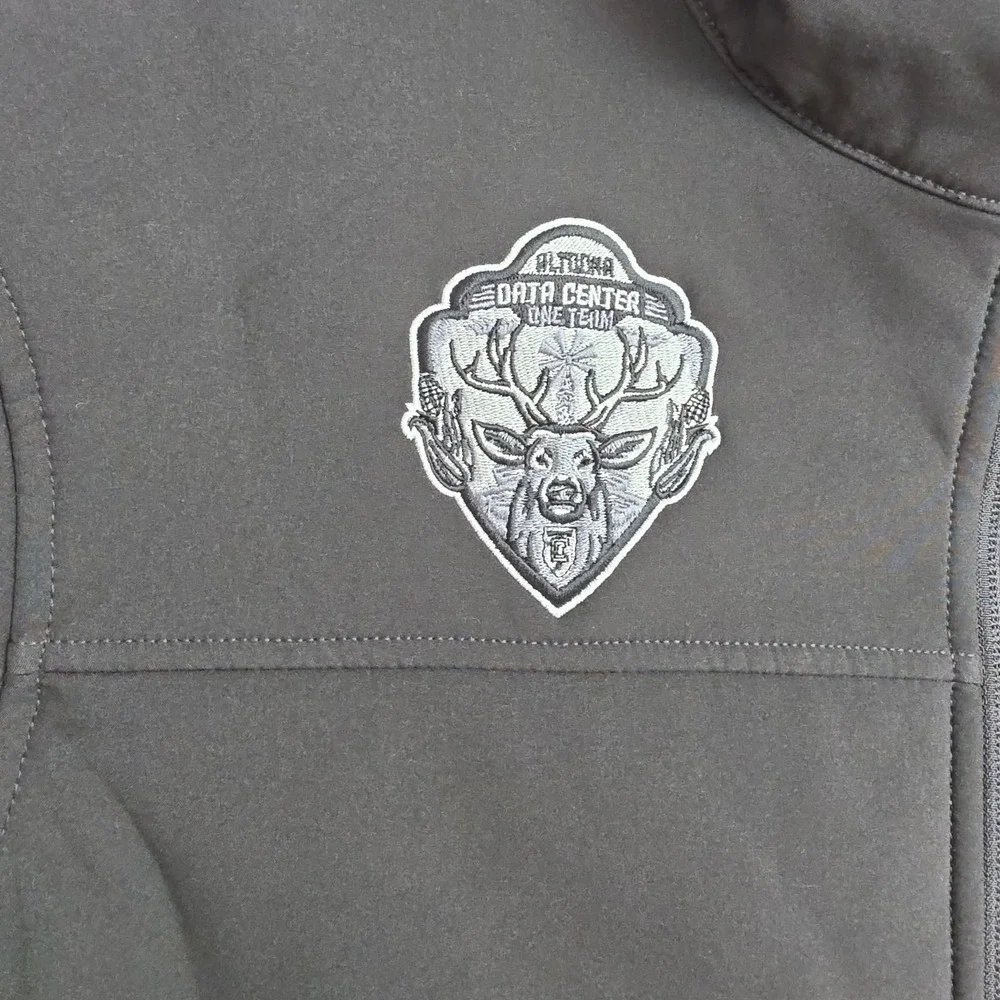 The North Face Full-Zip Jacket Men's XL Black Fleece Lining Altoona Data Center